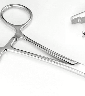 Pinzas de joyería para el cuerpo de 5 "de largo con mordazas de 4 mm