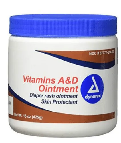 Frasco de vitamina A & D