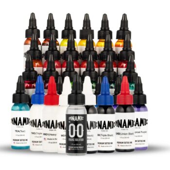 Dynamic Master Collection Tattoo Ink 31 Color Box Set - 1 oz. Bottles