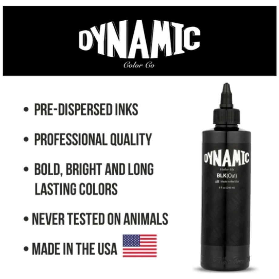 Dynamic BLKout Tattoo Ink