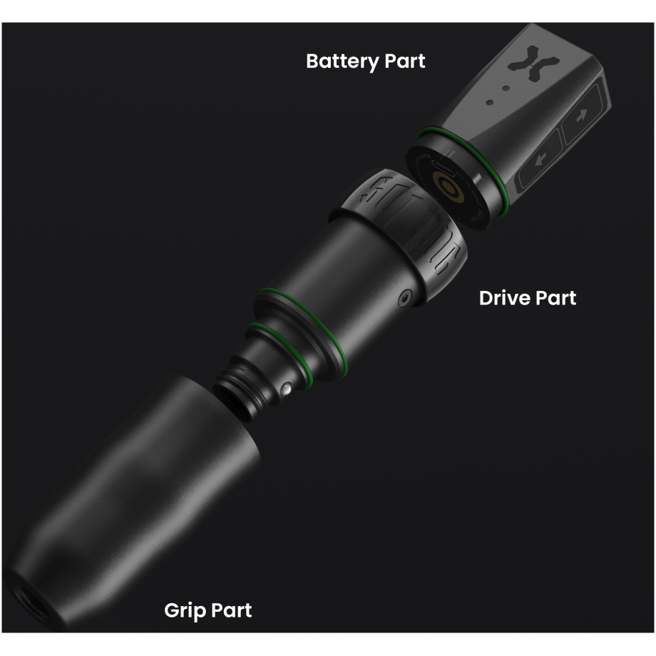 Solong & X-Strike Professional Wireless Rotary Tattoo Pen