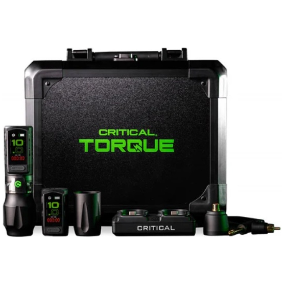 Critical Tattoo® Torque Pen Machine Full Kit — Pick Stroke Length