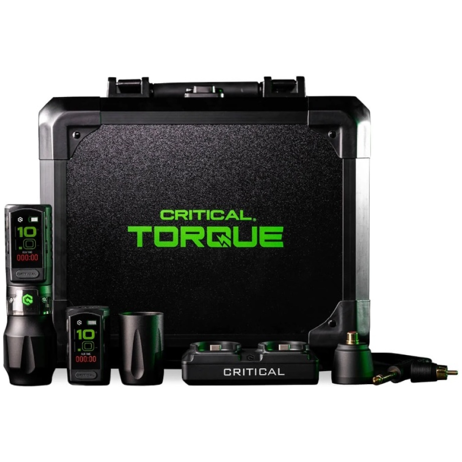 Critical Tattoo® Torque Pen Machine Full Kit — Pick Stroke Length