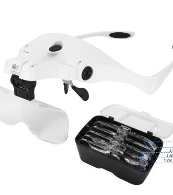 Lupa con soporte para gafas