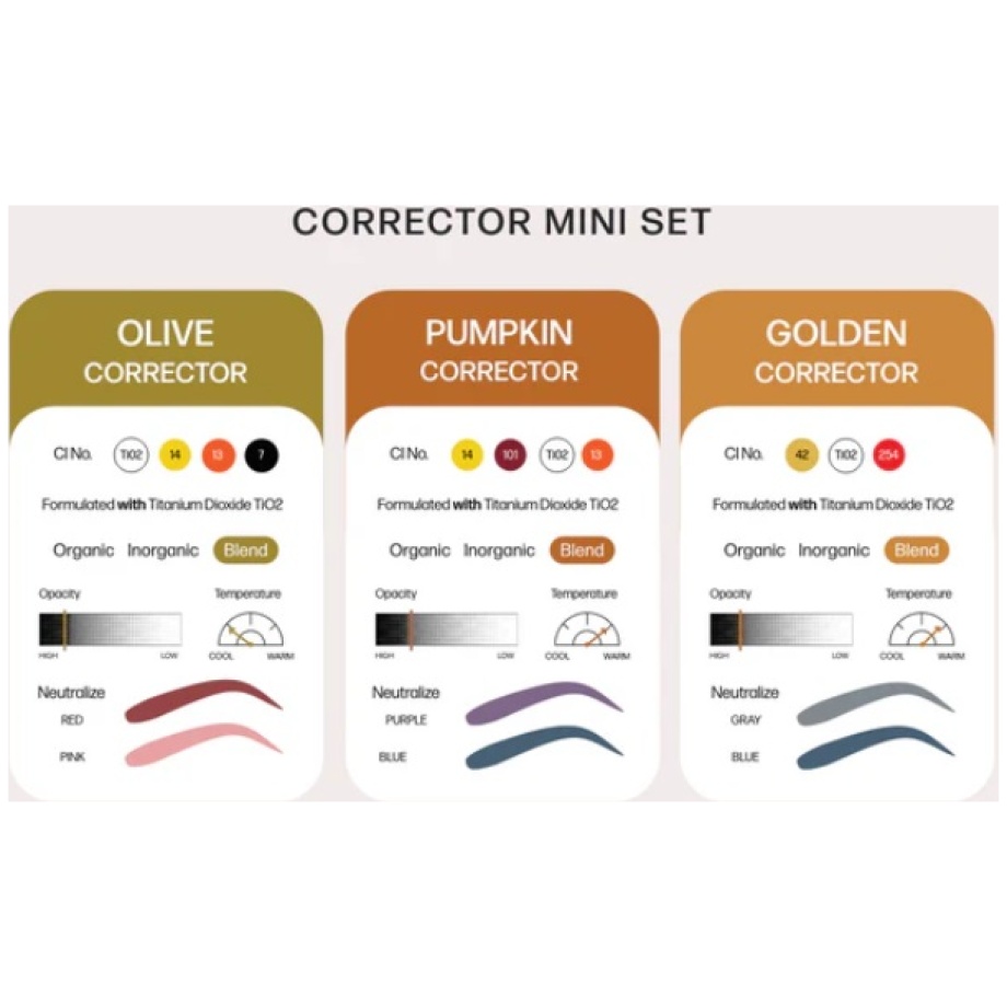 Corrector Mini Set