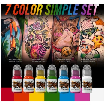 World Famous 7 Color Simple Set