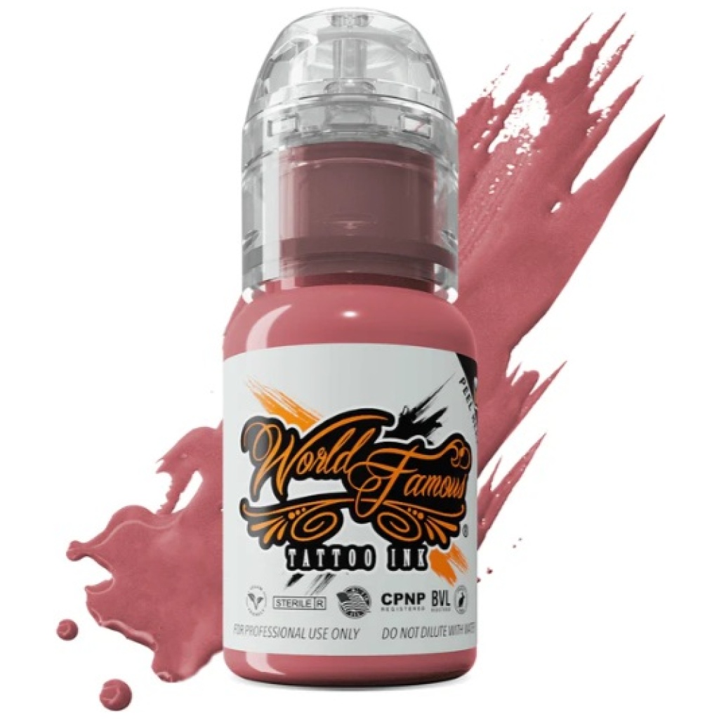 World Famous Pink Tattoo Ink - Vegan Professional Ink Made In USA - Prince Albert Pink .5 Oz