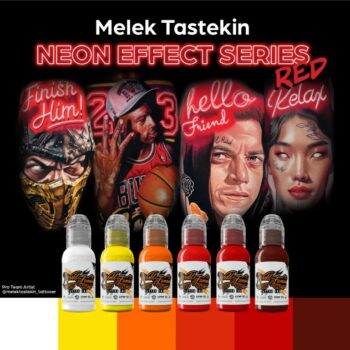 Melek Tastekin Red Neon Effect Series